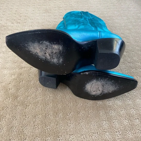 IDYLLWIND Metallic Teal Boots - Picture 7 of 7